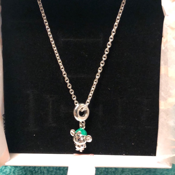 🐭 PANDORA DISNEY CINDERELLA GUS MOUSE  CHARM NECKLACE🐭 - Picture 8 of 15